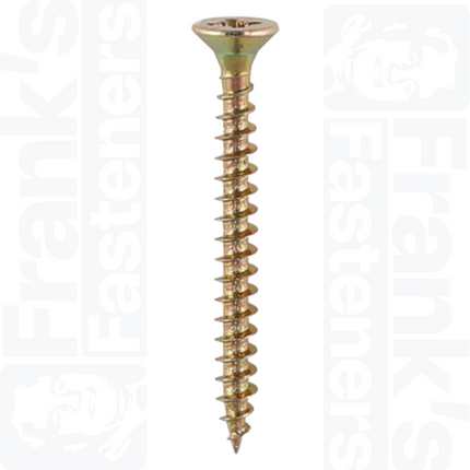 Solo Mixed Pack Chipboard & Woodscrews PZ Double Countersunk, Yellow