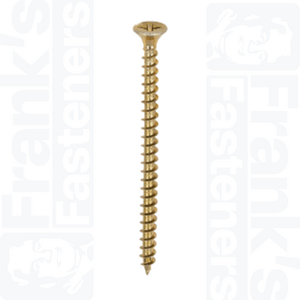 5.0 x 80mm Solo Chipboard & Woodscrews Industry Pack, Yellow