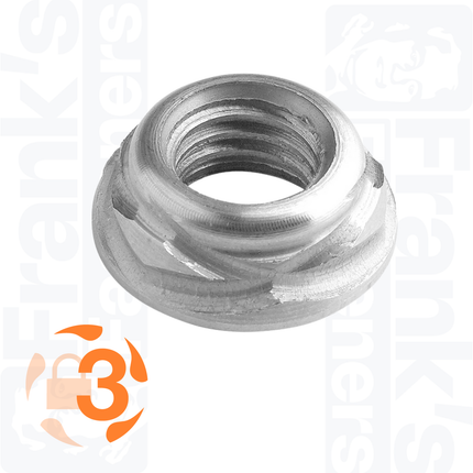 M24 Scroll™ Nut, Stainless Steel 303 (50)