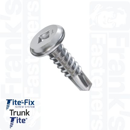 TRUNK-TITE® 5.5 x 40mm Sq Pan Screw - Zinc (Box of 100)
