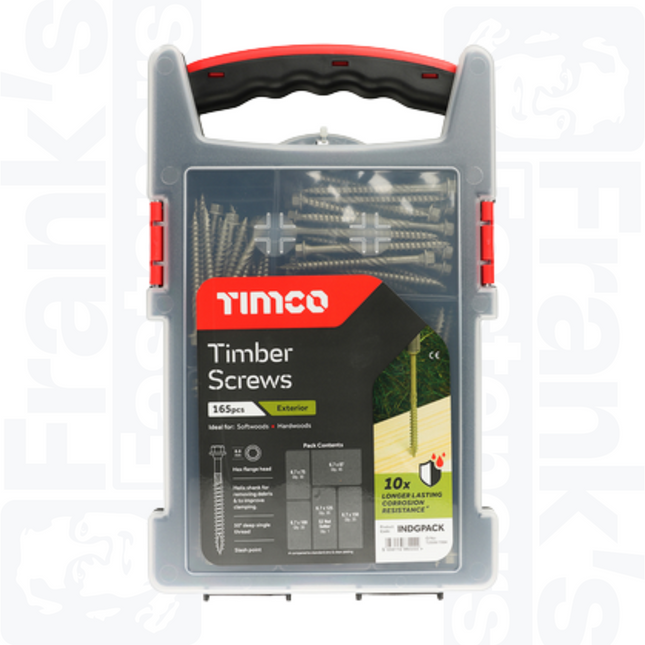 Timber Screws Grab Pack, Green