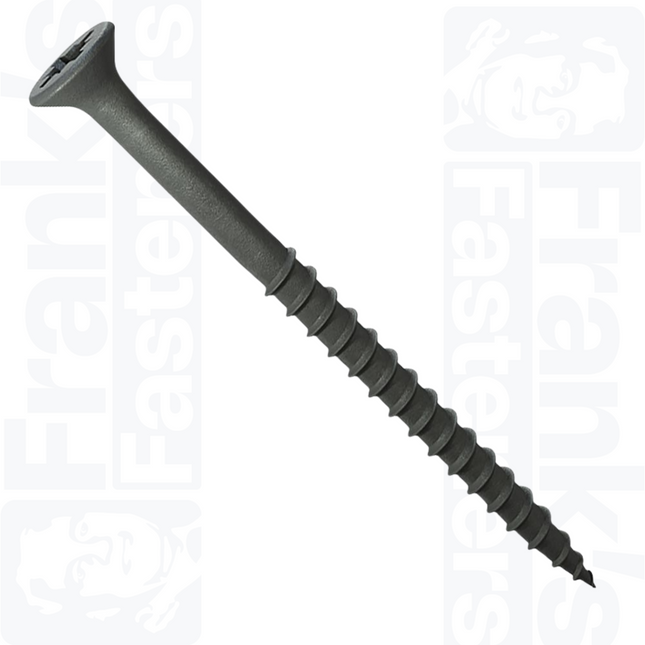 4 x 25mm DECK-TITE® Pz Countersunk Screw, Net-Coat (Box of 200)