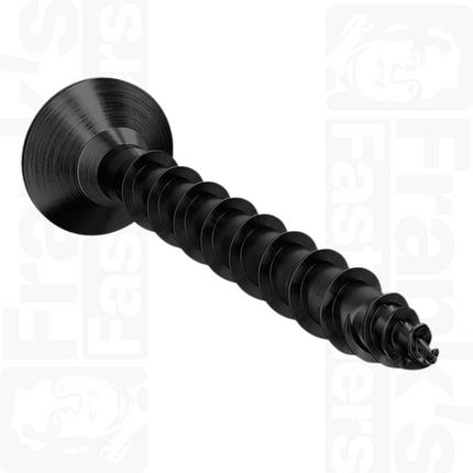 4.5 x 50mm EXTERIOR-TITE® Pz Countersunk Screw, Black (200)