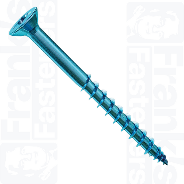 4.2 x 45mm Floor-Tite® Pz Countersunk Screw, Blue (200)