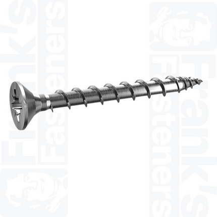 4 x 30mm HINGE-TITE® Pz Countersunk Screw, Chrome (50)