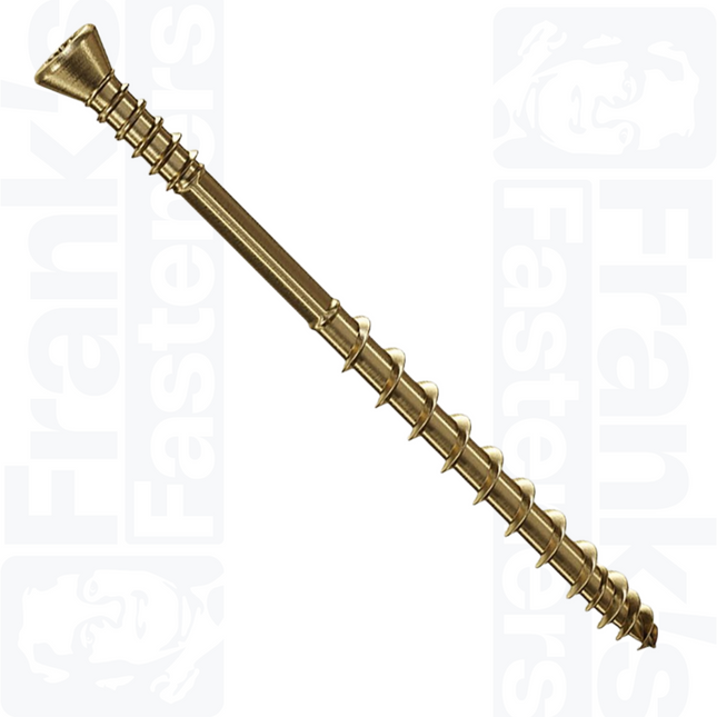 3.5 x 25mm Lost-Tite® Tx Countersunk Screw, Yellow (200)