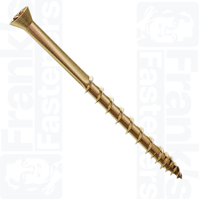 3.5 x 45mm Tongue-Tite® Tx Countersunk Screw, Yellow (200)