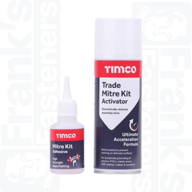 Trade Instant Trade Instant Bond Mitre Kit 50g & 200ml Activator