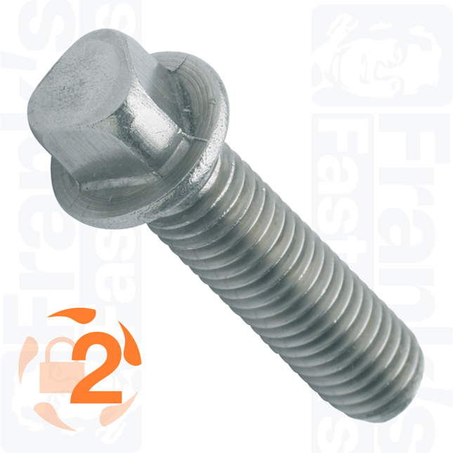M8 x 50mm Tri-Head Machine Screw, Stainless Steel A2 (100)