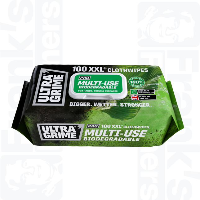 UltraGrime Pro XXL+ Multipurpose Bio Cleaning Wipes