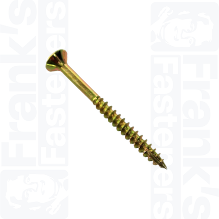 3.5 x 16mm Vortex Multi-Purpose Power Woodscrews, Yellow (200)