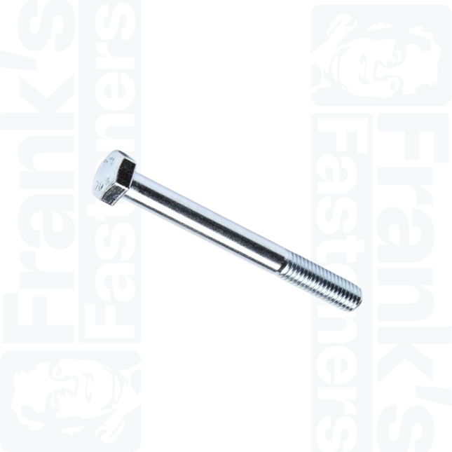 1/4" UNC x 1 1/2" Hexagon Bolts, Zinc Plated 8.8