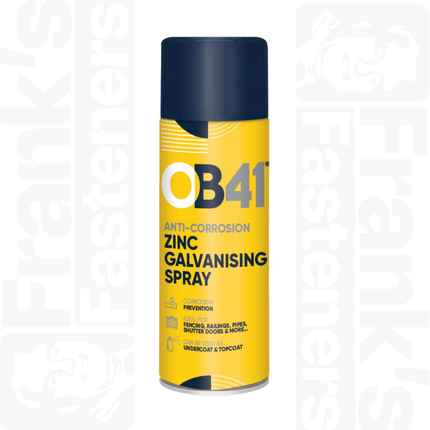 OB41 Zinc Galvanizing Spray, 400ml