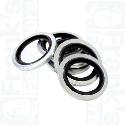 M10 x 16mm x 1.5mm Bonded Sealing Washer, Aluminium