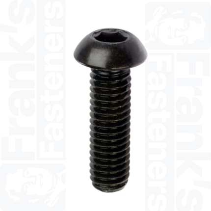 1/4" BSF x 7/8" Socket Button Screws (BS 2470) - Self Colour Steel