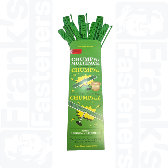 CHUMPFix Multipack, Pack of 8 - FRANKS FASTENERS LTD
