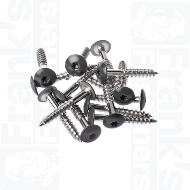 4.8 x 38mm Facade Screw Grey, Stainless Steel A4