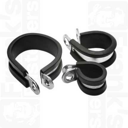 25mm Rubber-Lined Metal P-Clips