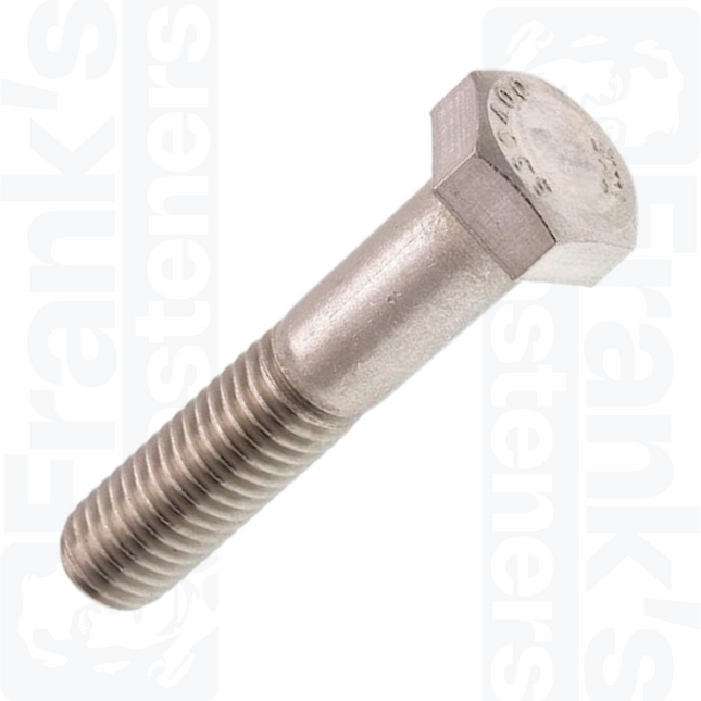 M5 x 25mm Partially Threaded Metric Hexagon Head Bolt DIN 931, Stainless Steel A2