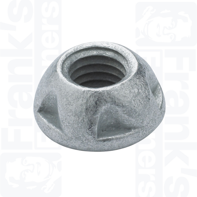 M10 Kinmar® Removable Nut - Case Hardened Steel Geomet® (Pack of 100)