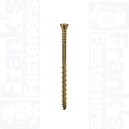 3.5 x 45mm Lost-Tite® Tx Countersunk Screw, Yellow (100)