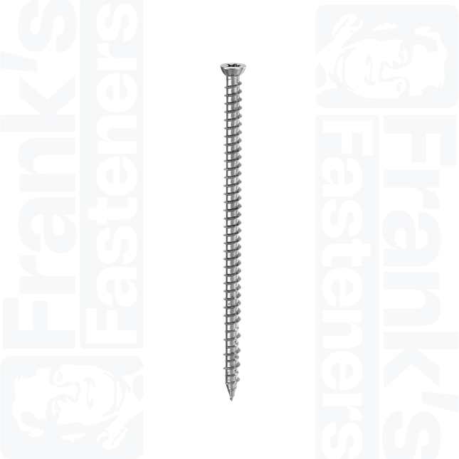 7.5 x 112mm Self Tapping Tx Countersunk Screw, Zinc Plated