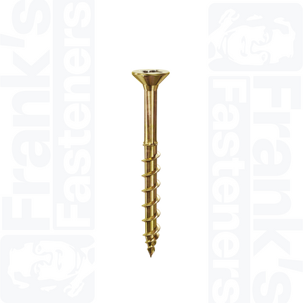 3.9 x 30mm MDF-Tite®  Pz Countersunk Screw, Yellow (200)