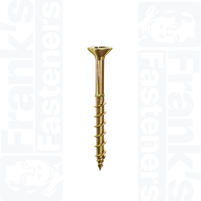 3.9 x 25mm MDF-Tite®  Pz Countersunk Screw, Yellow (200)