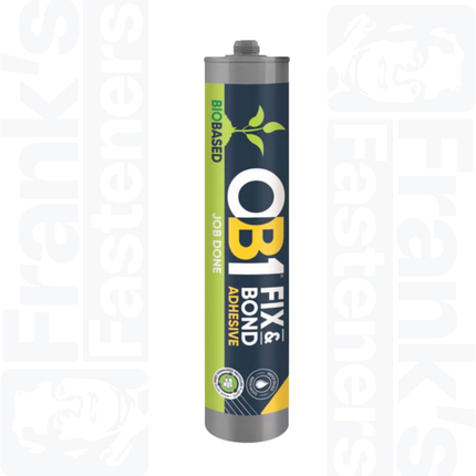 OB1 BioBased Fix & Bond Adhesive, White 310ml