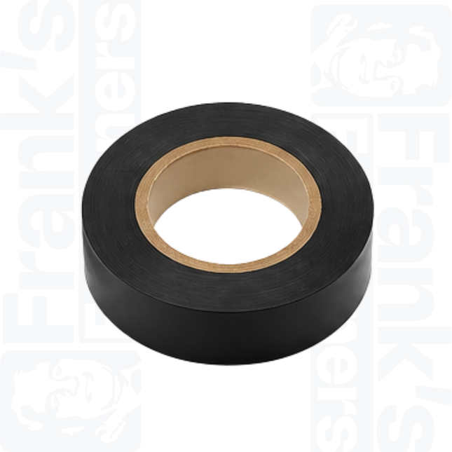 Black PVC Insulation Tape, 20m x 19mm