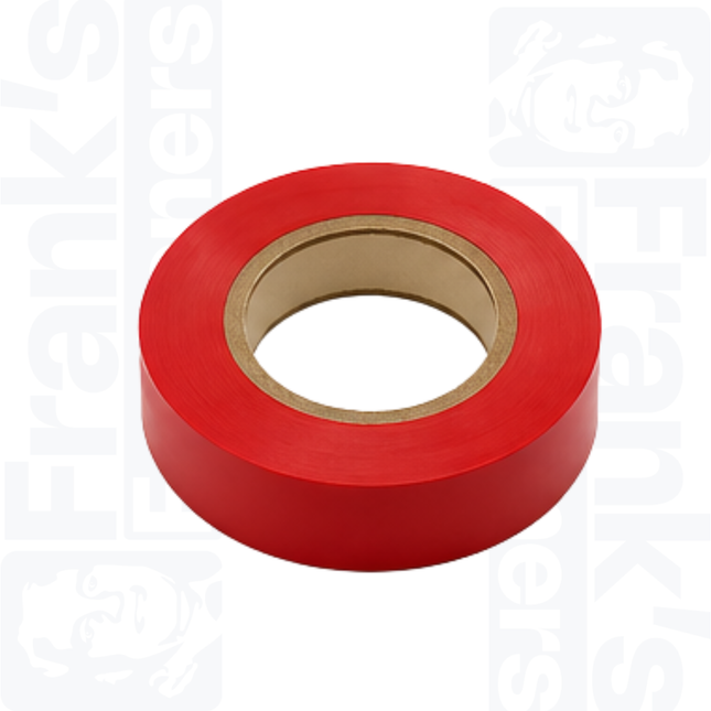 Red PVC Insulation Tape, 20m x 19mm