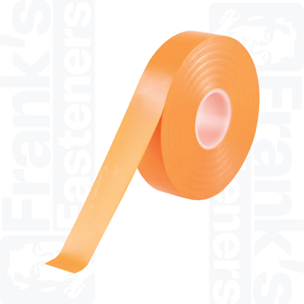 Orange PVC Insulation Tape - 20m x 19mm