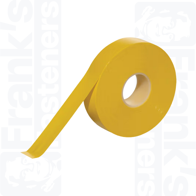 Yellow PVC Insulation Tape - 20m x 19mm
