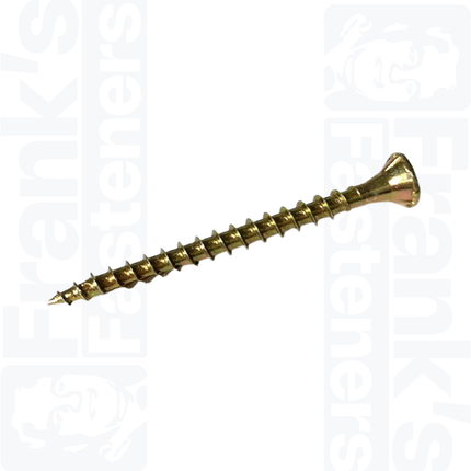 4.0 x 45mm Reisser Cutter Woodscrews, Yellow (200)