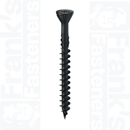 4.5 x 60mm Small Head Tx Countersunk Screw, Stainless Steel AISI 410 Black