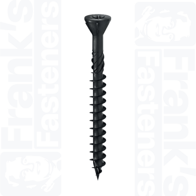 4.5 x 50mm Small Head Tx Countersunk Screw, Stainless Steel AISI 410 Black