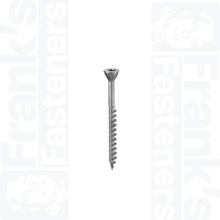 3.5 x 40mm Small Head Tx Countersunk Screw, Zinc Plated