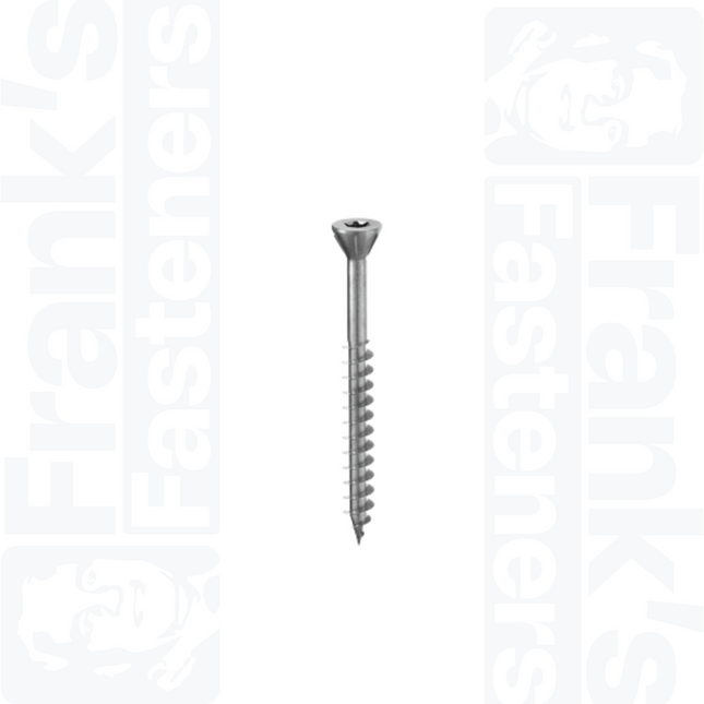 3.5 x 60mm Small Head Tx Countersunk Screw, Zinc Plated