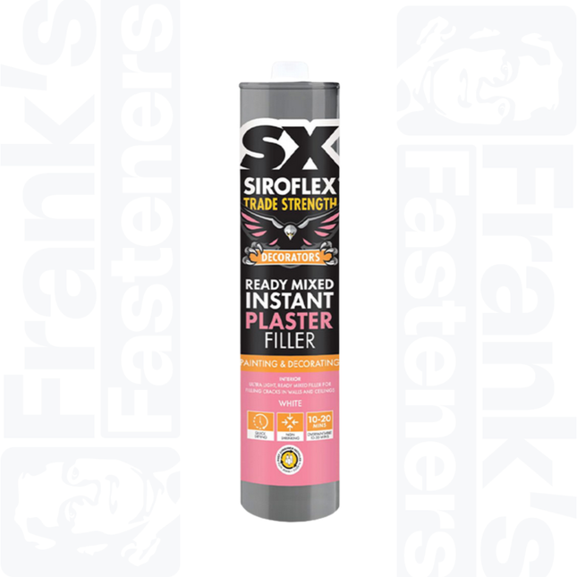 SX Siroflex Decorators Instant Plaster Filler, White 310ml