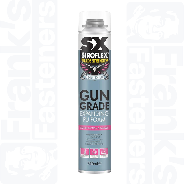 SX Siroflex Professionals PU Foam, Gun Grade 750ml
