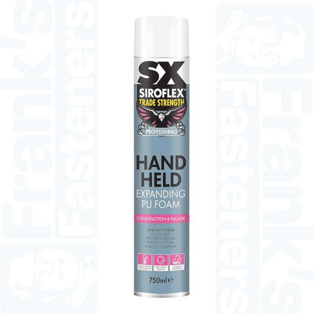 SX Siroflex Professionals PU Foam, Hand Held 750ml
