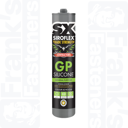 SX Siroflex Contractors General Purpose Silicone, White 300ml