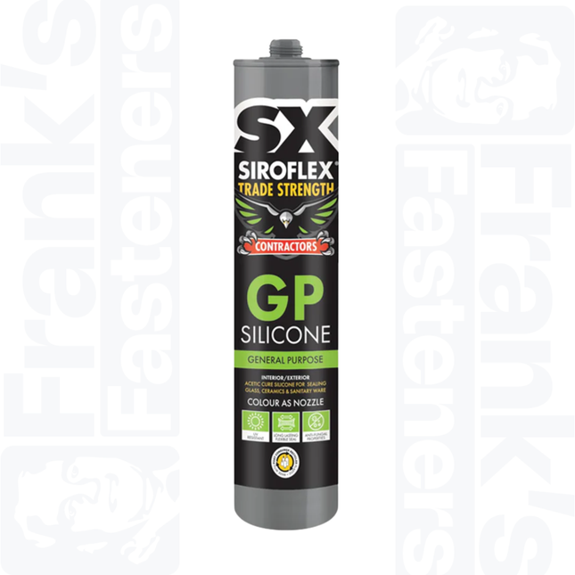 SX Siroflex Contractors General Purpose Silicone, Clear 300ml