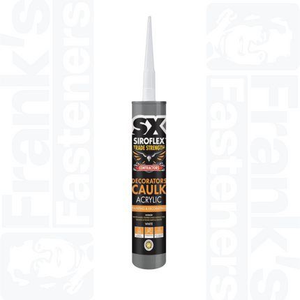 SX Siroflex Decorators Caulk, White 300ml