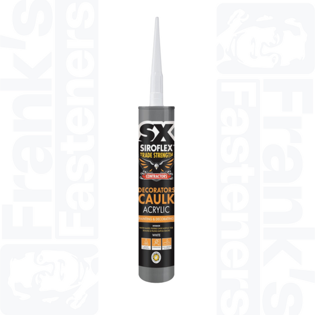 SX Siroflex Decorators Caulk, White 300ml