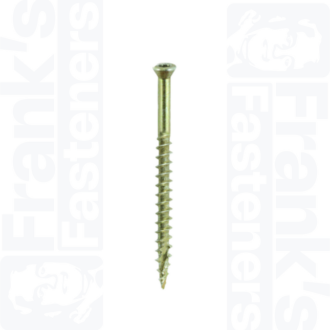 3.5 x 45mm C2 Tongue-Fix TX Countersunk, Yellow (200)
